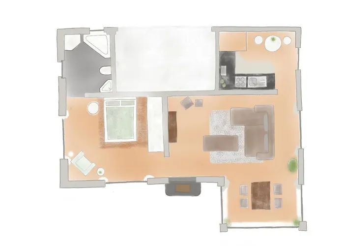 Idyllische Stadtwohnung Im Gruenen Appartement